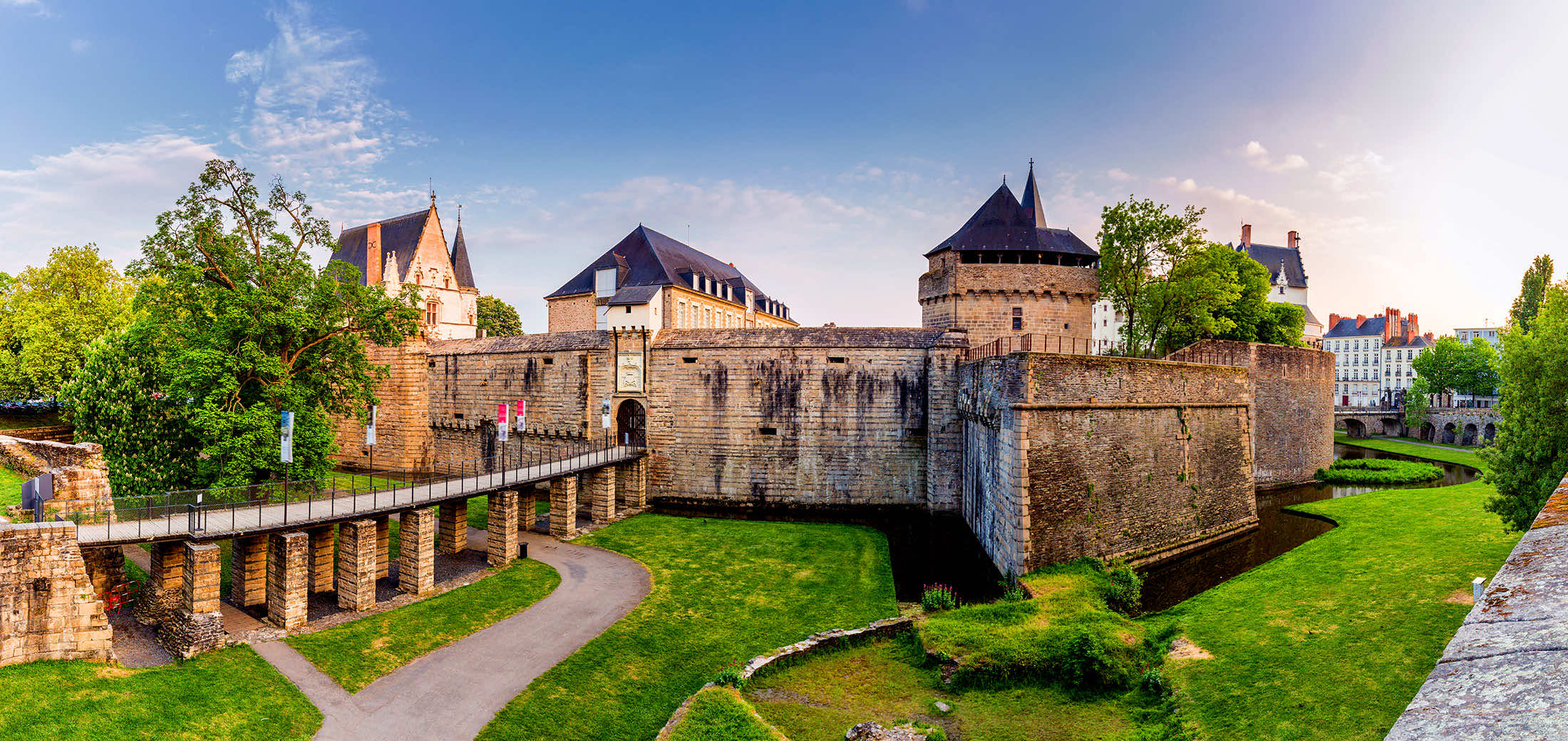 Château des Ducs de Bretagne avec sa cour intérieure